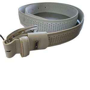Nike G-flex White Leather Belt